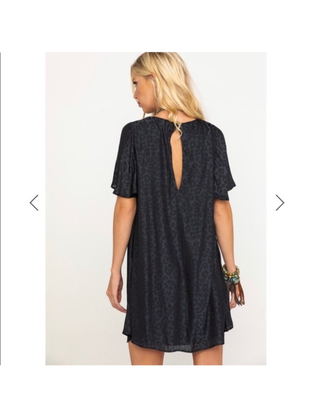 Show Me Your MuMu Charcoal Black Floral Swing Dress